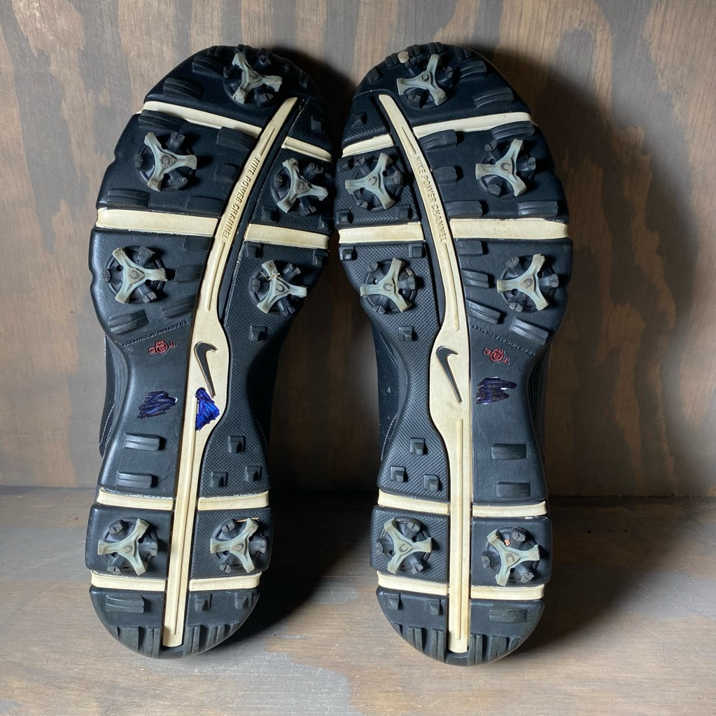 Nike Mens Air Max Revive Golf Shoes Black White 31745… Gem