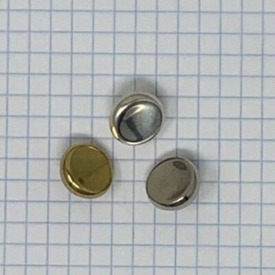 King Trumpet Finger Button (& others), no pearl, 8-32 tpi