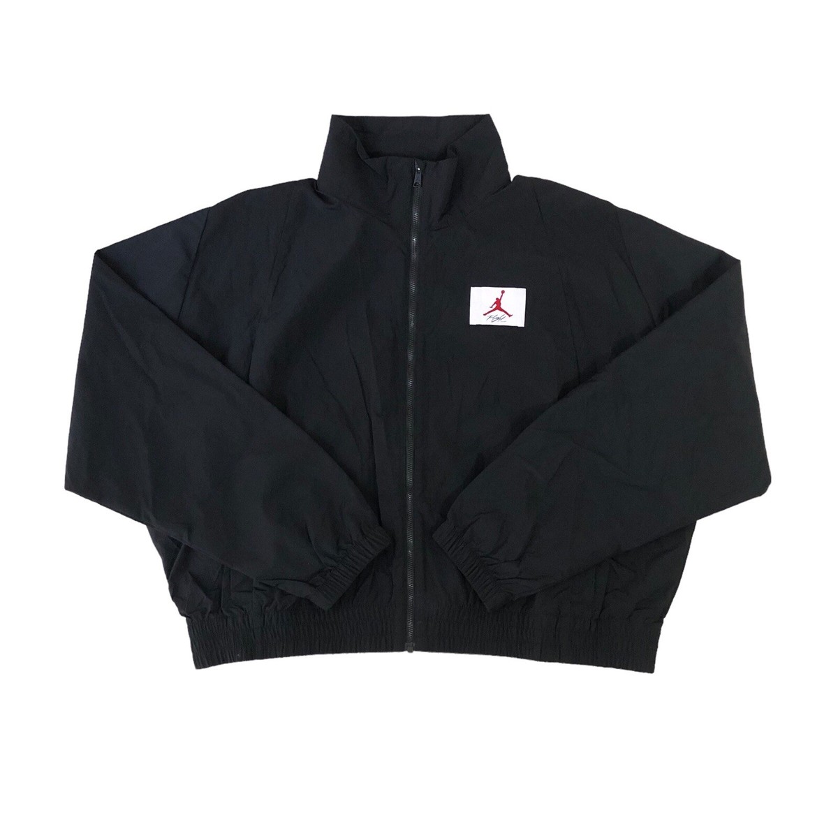 Jordan Flight Jacket Boys Small Black Zip Windbreaker Jumpman