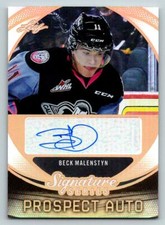 2015-16 Leaf Signature  AUTO #SPBM1 Beck Malenstyn/149* *#/149 (ref 209653)
