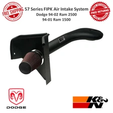 K&N 57 Series FIPK Gen II Air Intake System HDPE For Dodge Ram 2500 / Ram 1500