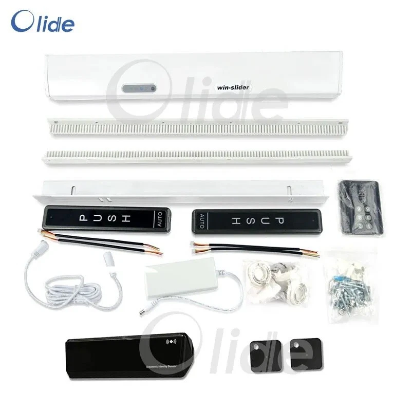 Deslizante automático inteligente para puerta residencial con etiquetas de sensor de collar de mascotas RFID Foto 2 de 4