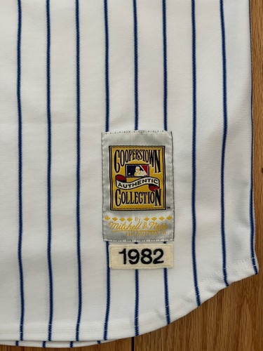 Authentic Robin Yount Mitchell & Ness 1982 Milwaukee Brewers Jersey Sz 48 XL USA - Picture 4 of 7