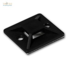 Klebesockel für Kabelbinder, Befestigungssockel Klebepads, Kabelhalter Kabelclip