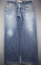 Vintage Men 2008 Levi 559 Jeans Relaxed Straight Distressed Sz 36x30 Msr 36x28 