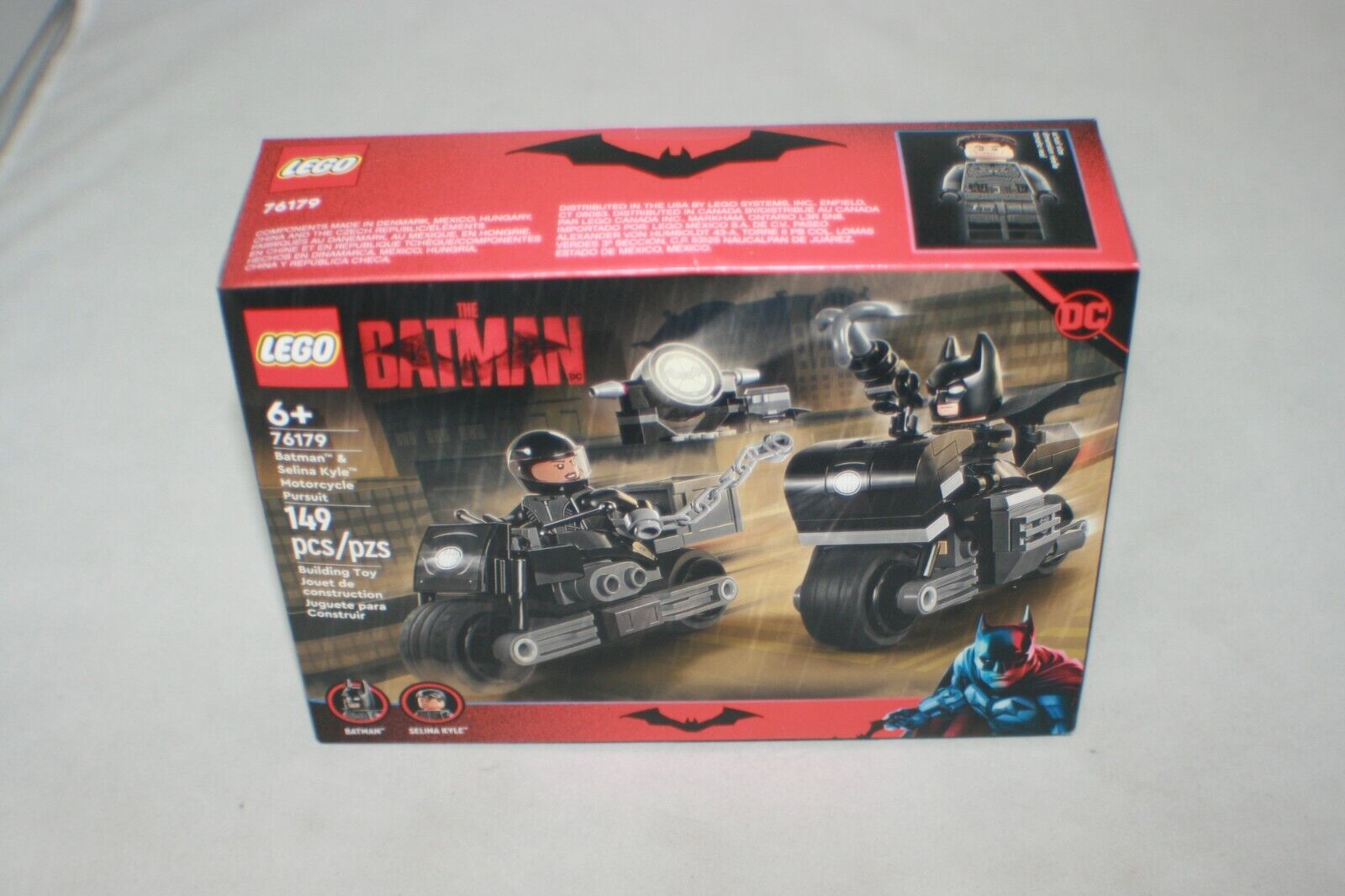 LEGO 76179 Batman & Selina Kyle Motorcycle Pursuit (2022) NEW 149 Pcs THE  BATMAN 673419339476