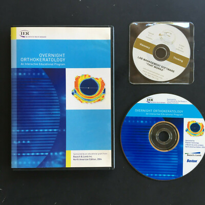 Overnight Orthokeratology Eye Research Interactive Education Program DVD 2005 