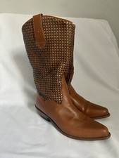 Vintage Brown Leather Boots Women's Dingo size 7.5
