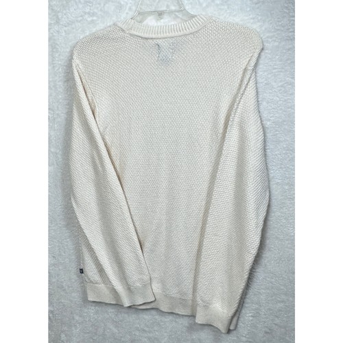 New Men's GAP Knit Sweater Crew Neck Pullover Textured Medium Preppy Old Money - Picture 2 of 8