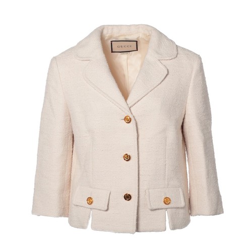 GUCCI - GUCCIジャケット　size36 GUCCI/Tailored Jacket/Size 36/Linen/White/Solid Color/358688 | eBay