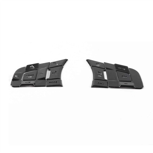 Aluminum Alloy Steering Wheel Control Button Cover For 15-21 Jaguar XE XF F-Pace - Picture 4 of 7