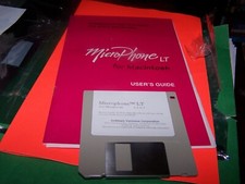 Macintosh Microphone LT Communications Software on 800K disk
