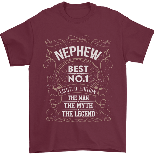 Vatertag Nein 1 Neffe Man Mythos Legend Herren 100% Baumwolle - Picture 99 of 102
