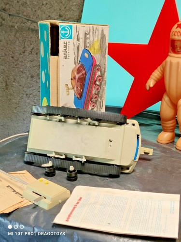 VINTAGE SPACE ANKER PIKO JUPITER TOY UTOPIAN PLANET EXPLORER MOONROVER DDR GDR - Picture 5 of 12