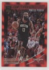 2018 Panini Donruss Basketball Press Proof Red Laser James Harden #72