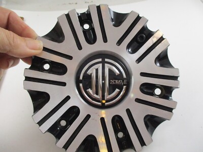  2 CRAVE/TWO CRAVE CUSTOM METAL WHEEL CENTER CAP* #N28-B1  (FOR 1 CAP)