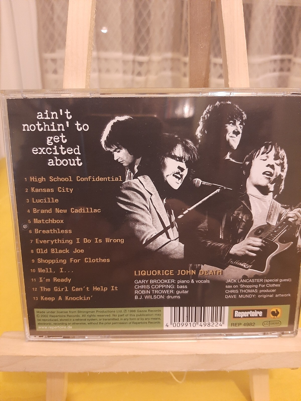 Procol Harum Liquorice John Death Ain't Nothin' To Get Excited