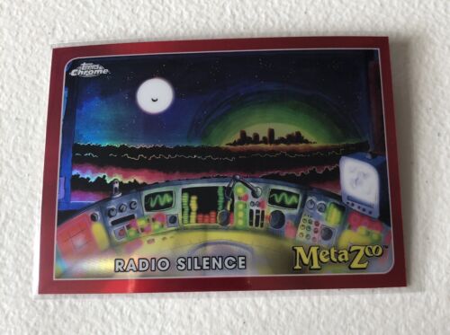 2022 Topps Chrome Metazoo Radio Silence Red Refractor Lore #L8 Pack Fresh - Picture 1 of 1