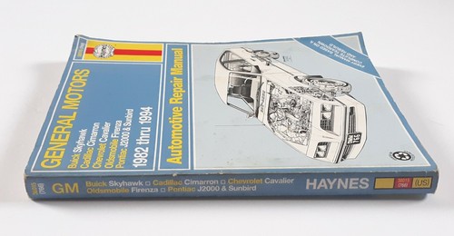 Haynes GM Auto Repair Manual 766 GM 1982-1994 Skyhawk Cimarron Cavalier Firenza - Picture 3 of 3