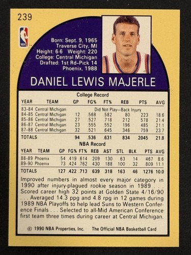 1990-91 Hoops Basketball Cards Complete Your Set U-Pick (#'224-440) NM to Mint - Foto 50 di 430