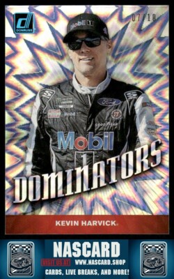 2020 Panini Donruss NASCAR - Dominators Kevin Harvick #D9 Xplosion /10