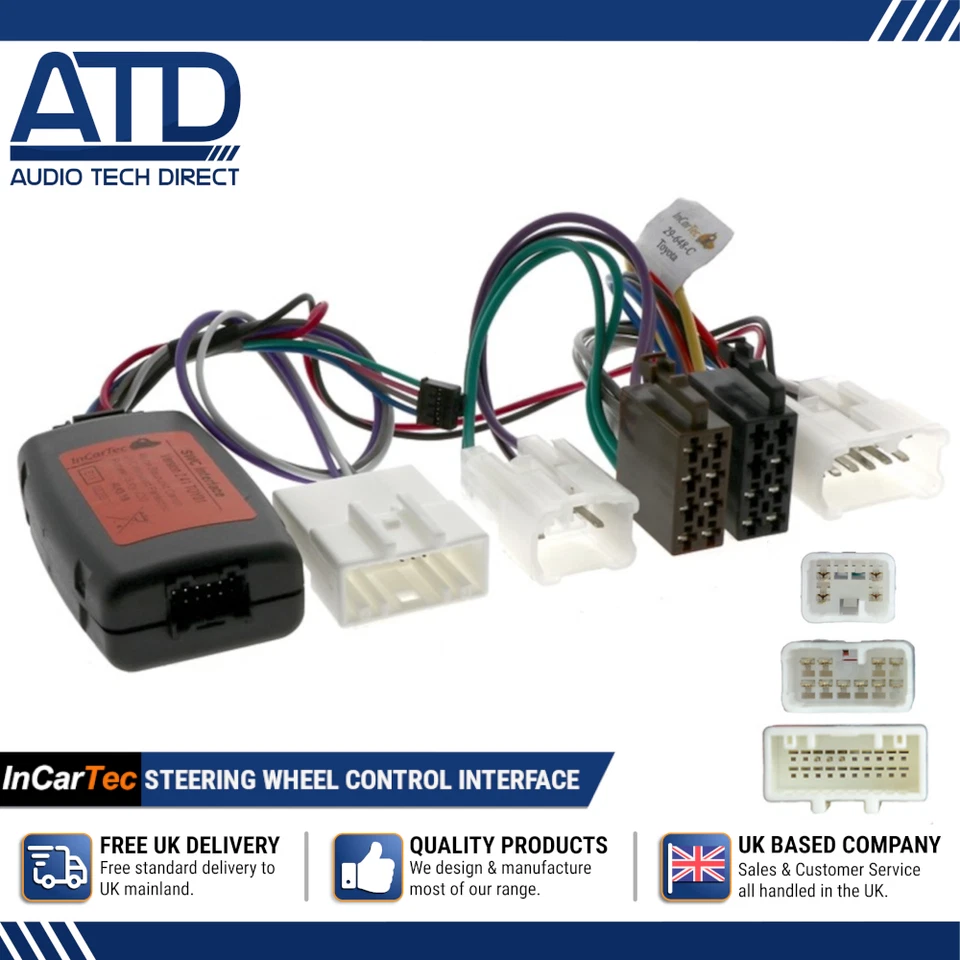 Interface De Volant ISO Pour Toyota RAV4 XA20 XA30 Rukys Urban Cruiser Verso - Photo 1/4