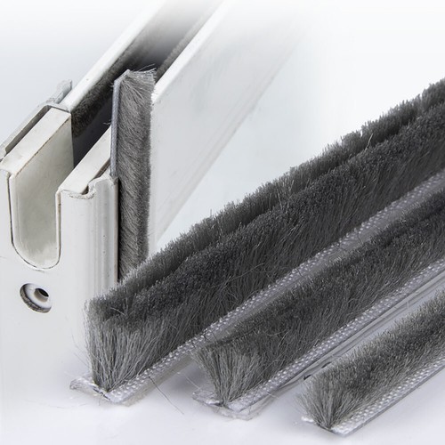 10M Door Window Seal Brush Pile Draught Excluder Dustproof Weather Strip Filler - Picture 11 of 34