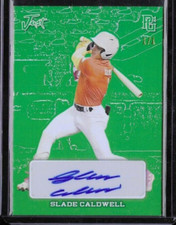 SLADE CALDWELL 2023 Leaf Perfect Game RC XRC Auto 1/1