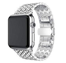 STAINLESS STEEL REPLACEMENT BAND COMPATIBLE FOR APPLE WATCH 38MM NEW