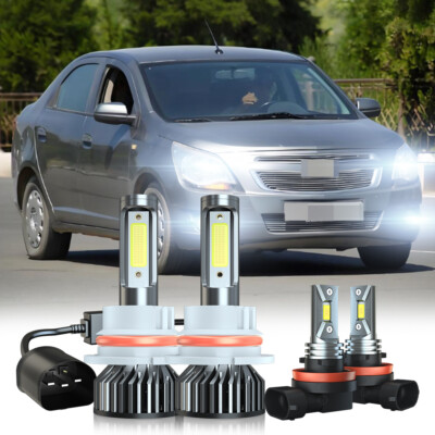 For Chevy Cobalt 2005-2010 Combo 9007 LED Headlight + H11 Fog Light Bulbs Kit