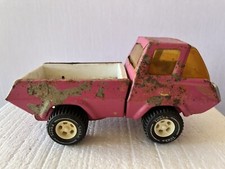Vintage Tonka Pink Metal Pressed Steel Pickup Truck Made in USA