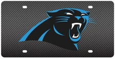 CAROLINA Panthers Logo License Plate