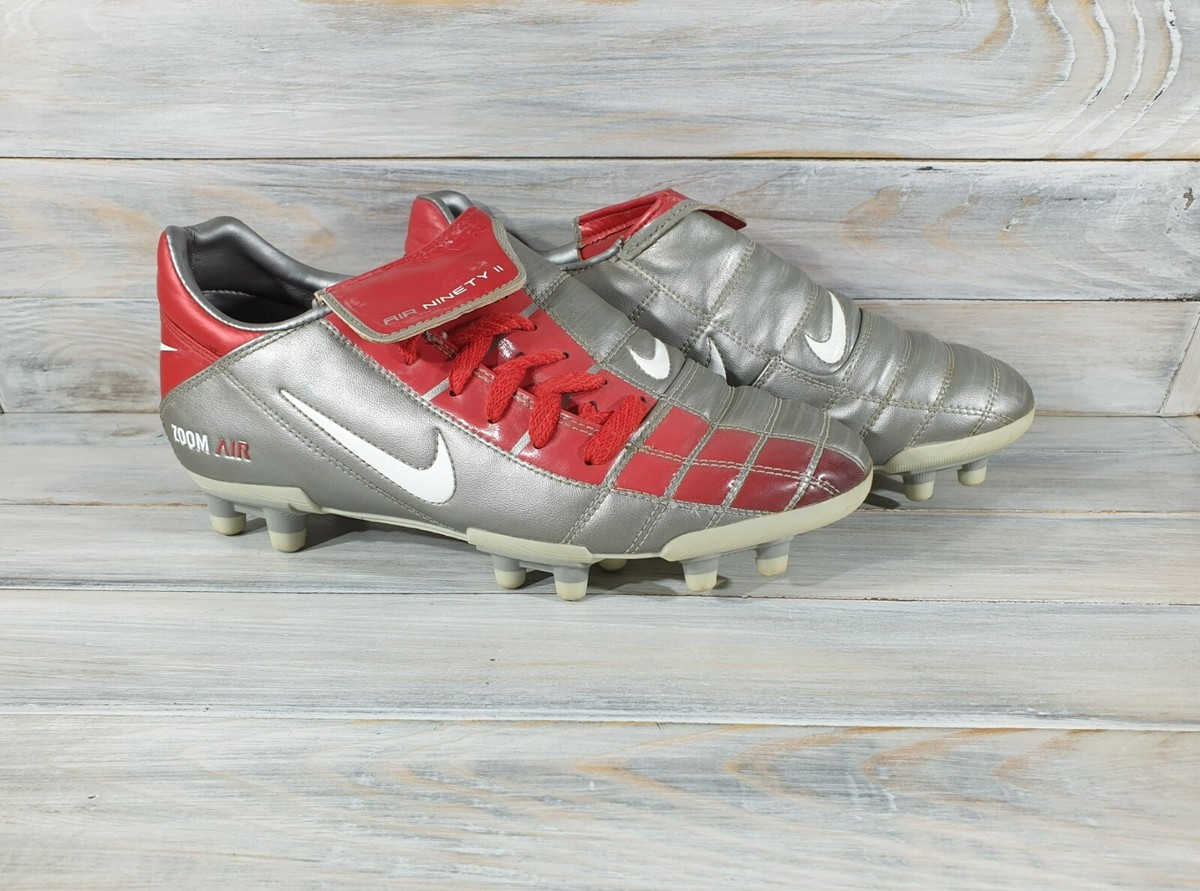 Vintage Nike Air Ninety 2 2004 Zoom Air Men's Football Boots Very