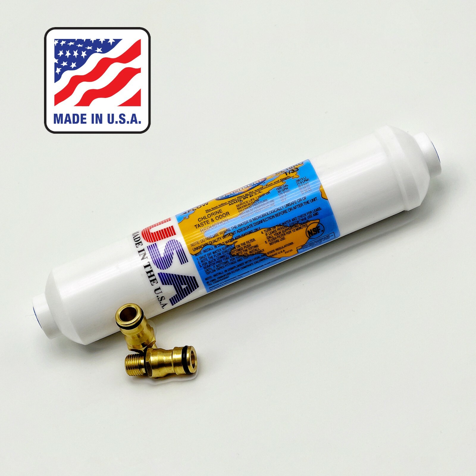 Inline Caravan RV Camper Boat Water Filter Camper Trailer In Line Tank