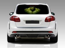 The Incredible Hulk Car Rear Window Decal See-Through Sticker Truck SUV Van 110