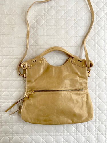 Pietro Alessandro Brooklyn Buff Leather Handbag Purse Summer Resort CruiseGlam - Picture 4 of 6