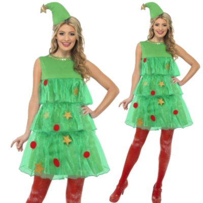 Ladies Christmas Tree Fancy Dress Costume Xmas Outfit Sizes 8-18 | eBay Ladies Christmas Tree Fancy Dress Costume Xmas Outfit Sizes 8-18 | eBay