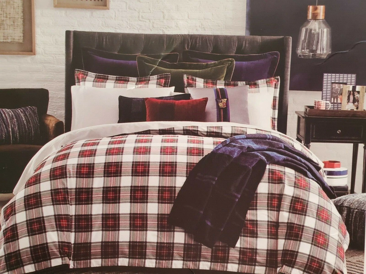 Tommy hilfiger buffalo plaid bedding Clearance
