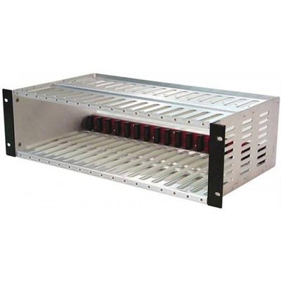 GE INTERLOGIX 517R1 Hi Density Cage Rack für 17 Karten UTC FIRE & Security Video
