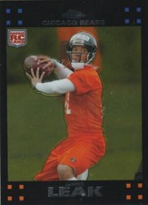 2007 Topps Chrome #TC174 Chris Leak RC Chicago Bears Florida Gators