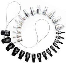 Nut and Bolt Thread Checker Standard Metric 28 Gauge Size Identifier