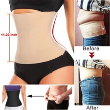 Women Fat Burner Sauna Tummy Tuck Belt Body Shaper Girdle Postpartum Slimming US
