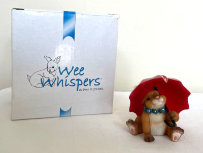 2003 Wee Whispers ''FRIENDS RAIN OR SHINE'' Rabbit w/ Umbrella Cap by Dean Griff