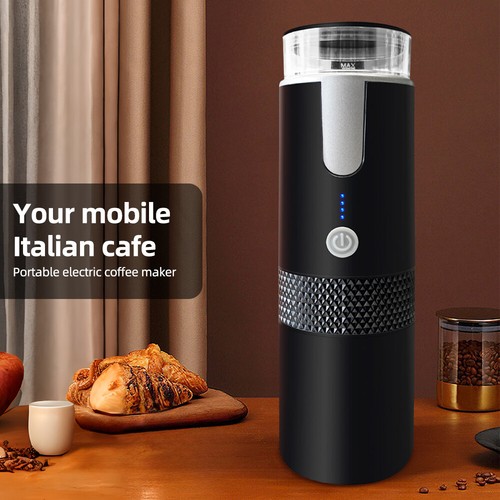 Portable Electric Coffee Maker Machine with Capsule Bin and Coffee Powder Q7N4 - Picture 3 of 12