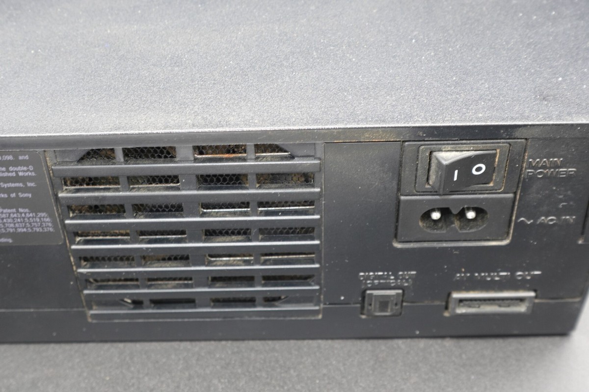 Sony PlayStation 2 Launch Edition Black Console (SCPH-15000) for