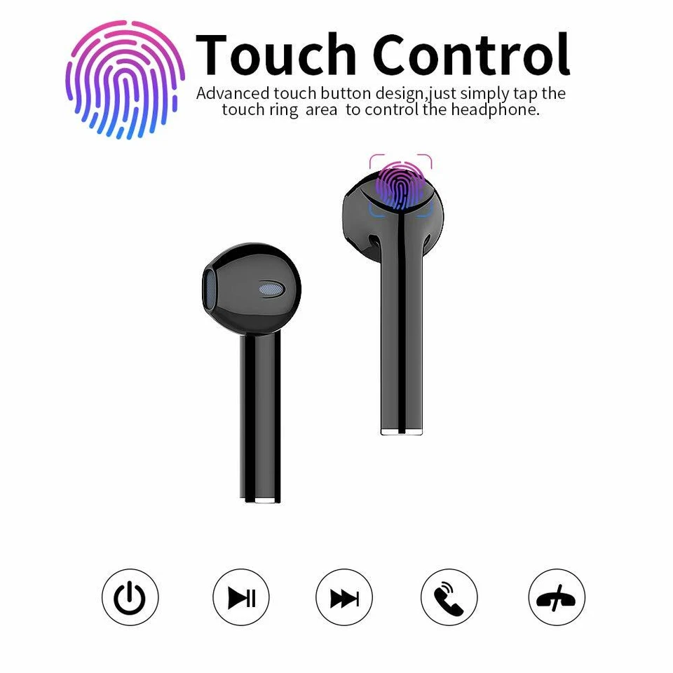 Langsdom Auriculares Inalámbricos Bluetooth Auriculares Control Táctil Bluetooth Foto 2 de 4