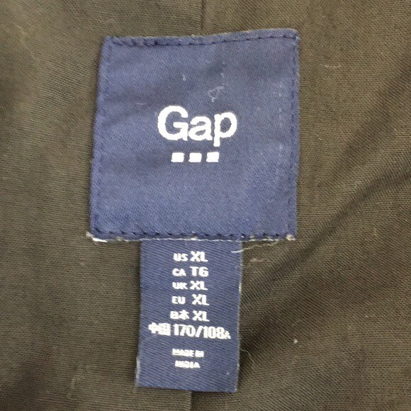 Gap Black Gray Geometric Print Jacket Womens XL D… - image 9