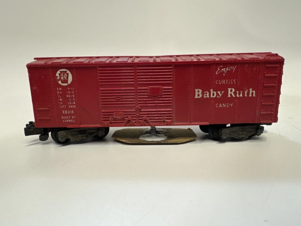 CUSTOM DESIGNED TRACK CLEANING BABY RUTH BOXCAR S SCALE *READ - Image 3 of 3