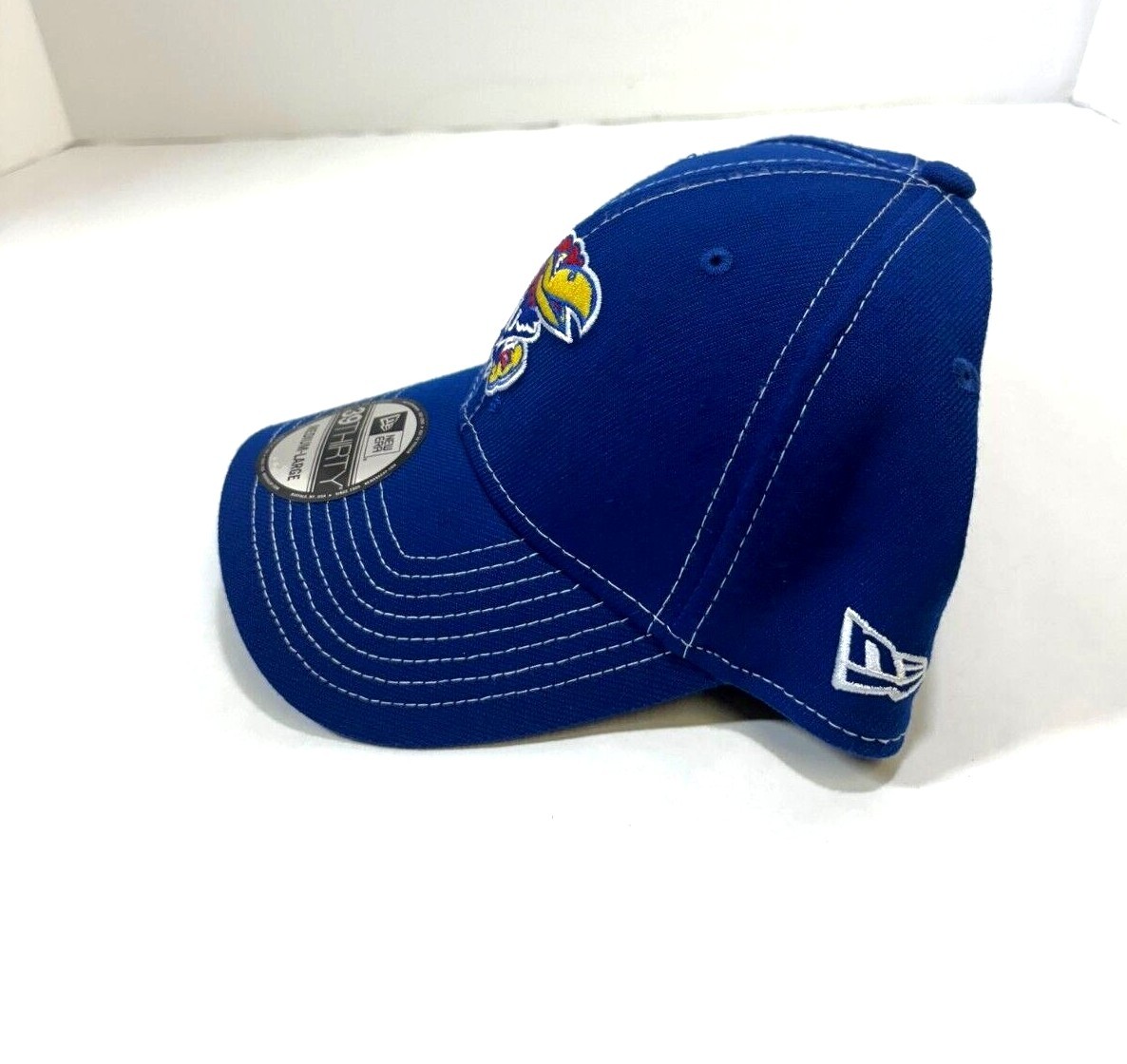 NCAA Kansas Jayhawks Stretch Fitted Hat - Team Color, Royal, Medium