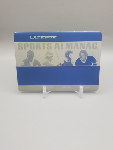 2021 Leaf ULTIMATE SPORTS ALMANAC Pelé Jackson Walton LaFluer piastra di stampa 1/1 - Foto 2 di 3